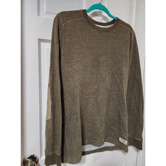 Abercrombie & Fitch Green Pullover Crew Sweaters For Men Size Medium - Picture 11 of 12